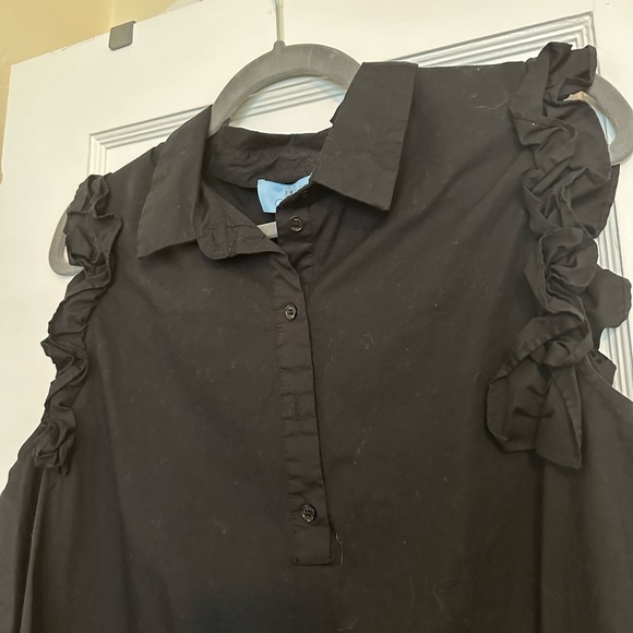 CeCe Ruffle Sleeve Top - Picture 2 of 3